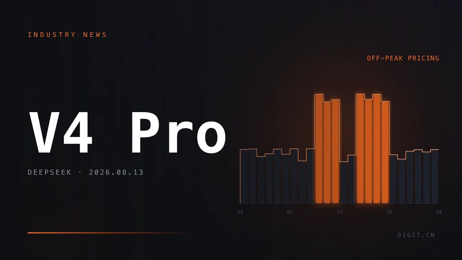 DeepSeek-V4-Pro 转入正式版,API 8 月 17 日起改按峰谷计价